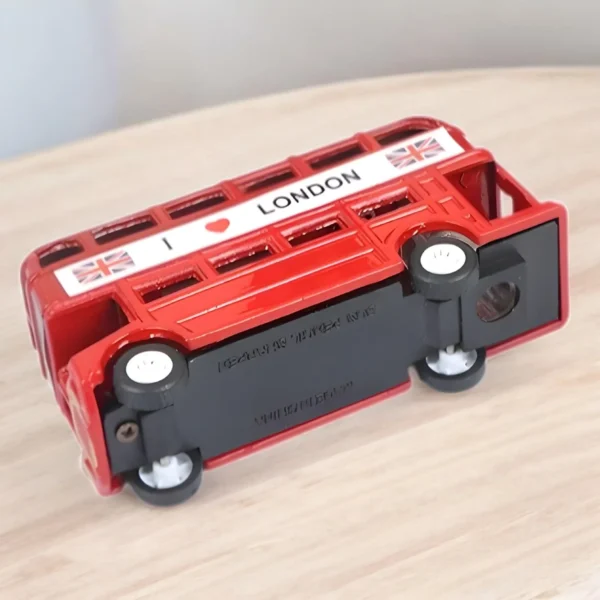 ascension London Double Decker Red Bus Miniature Decorative Showpiece for Home Office Living Room Study Table Desk Decoration Accessories British Collectible Souvenir Showpiece & Kids Gift Item - Image 4