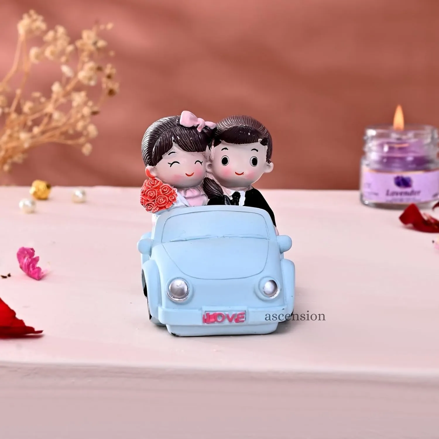 Love Car Wedding Couple