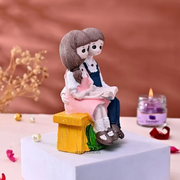 Love Couple Reading