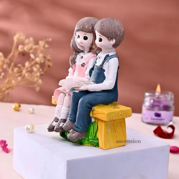 Love Couple Reading