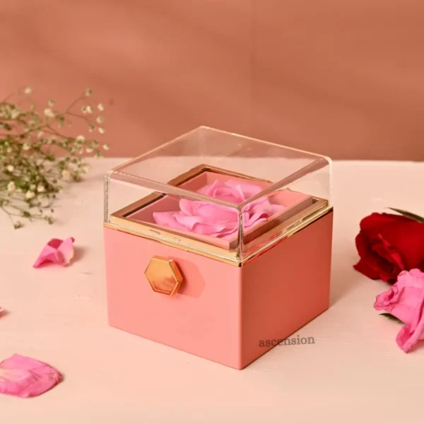 Ascension Preserved Rose Gift Box Pink