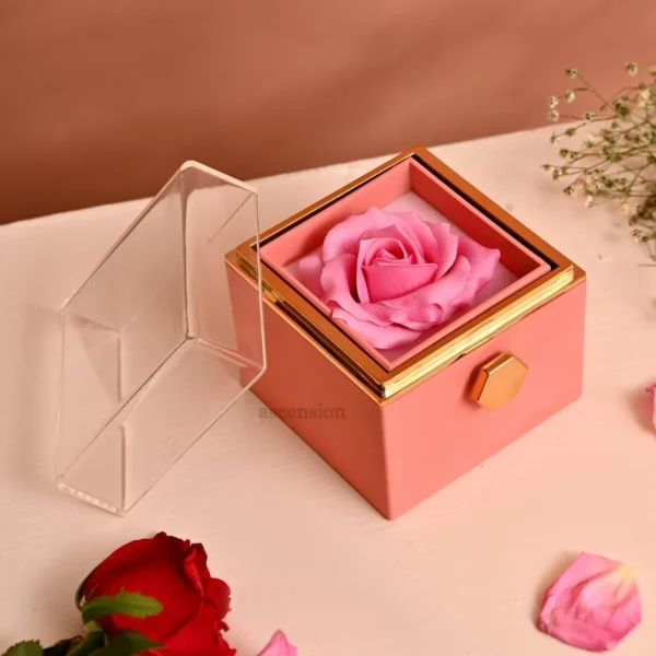 Ascension Preserved Rose Gift Box Pink