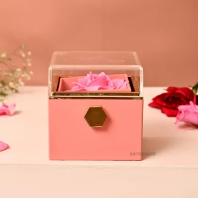 Ascension Preserved Rose Gift Box Pink