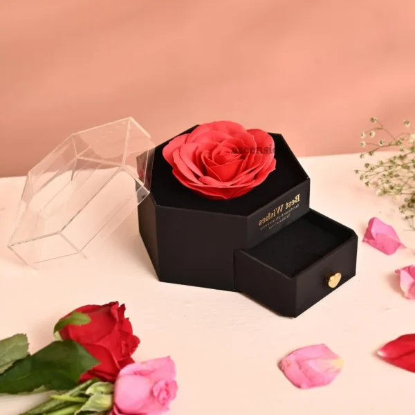 Ascension Eternal Rose Box with Jewelry