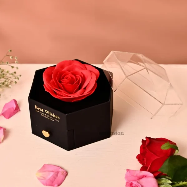 Ascension Eternal Rose Box with Jewelry