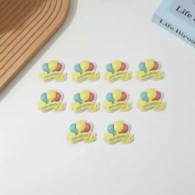 Cute Resin Birthday Cake Toppe