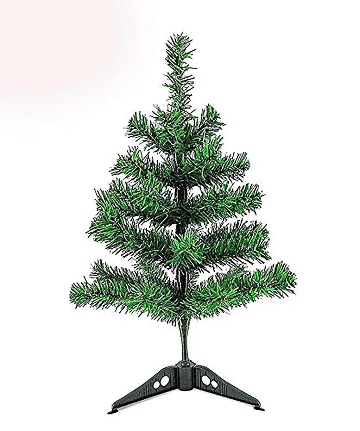 Ascension Mini Artificial Christmas Tree Xmas Normal Tree with Solid Plastic Legs,Light Weight DIY Decoration Decor Perfect for Christmas 2 Feet Christmas Tree