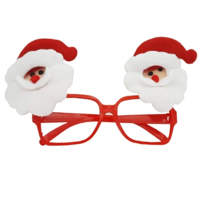 Ascension Christmas Party Glasses Christmas Decoration Costume Eyeglasses Party Glasses Frame Santa Claus Goggles (Pack of 1)