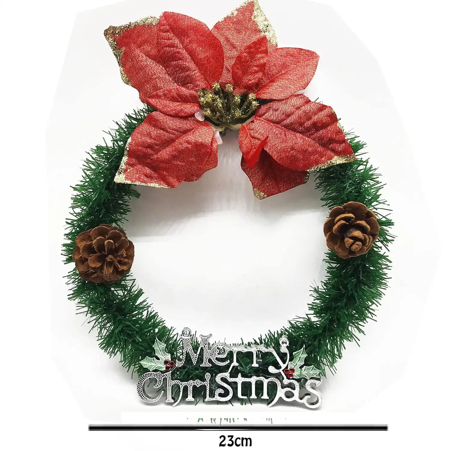 Ascension ? Christmas Wreaths Garlands Flower Pine Hanging Front Door Decoration Wreath for Wall Hanging Door Hanging Table Seasonal D?cor