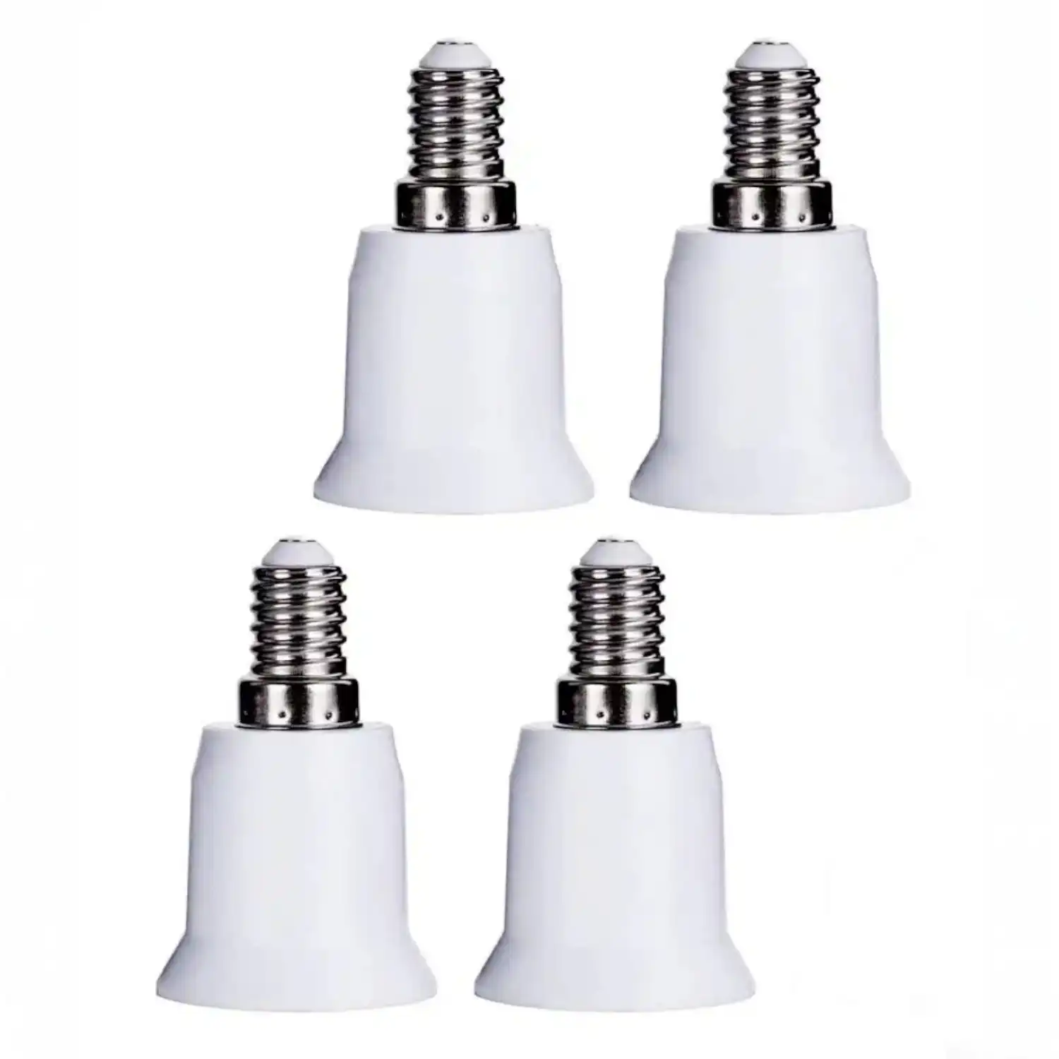 ascension ? E14 to E27 Screw Base Socket Lamp Holder Light Bulb Converter Adapter (E14-E27, Pack of 4)