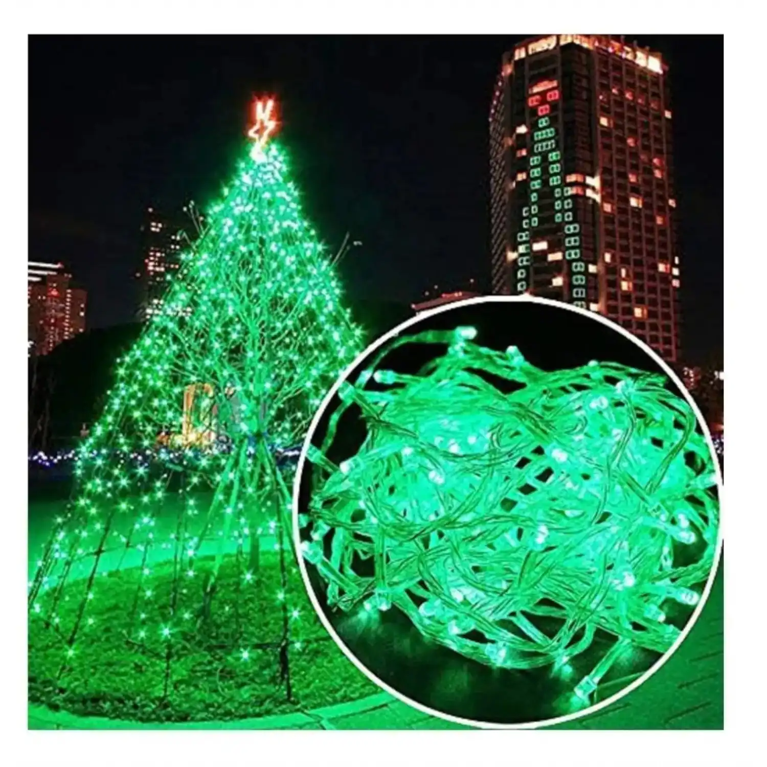 ascension 36 feet 40 LED Serial Blubs String Light for Indoor Outdoor D?cor String Lights for Diwali, Navratri,Party,Ramadan,Christmas Decoration (White) - Image 3
