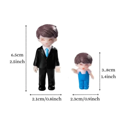 Father & Child Valentine Miniatures