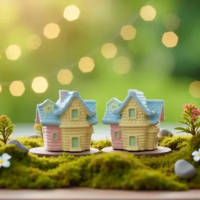 Miniature Huts for Fairy Garden