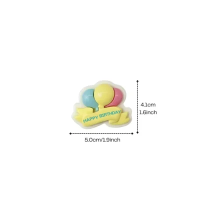 Cute Resin Birthday Cake Toppe