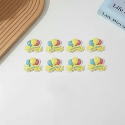 Cute Resin Birthday Cake Toppe