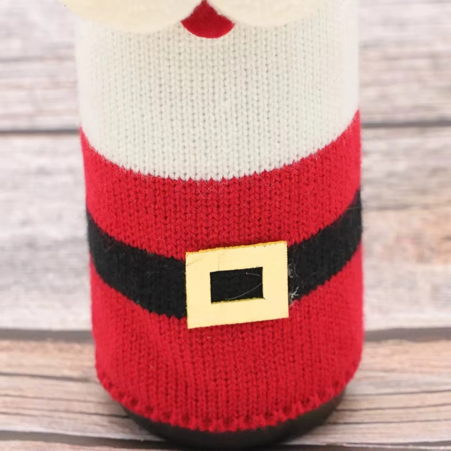 Pack of 2 Christmas Santa Wine Bottle Covers - Image 3
