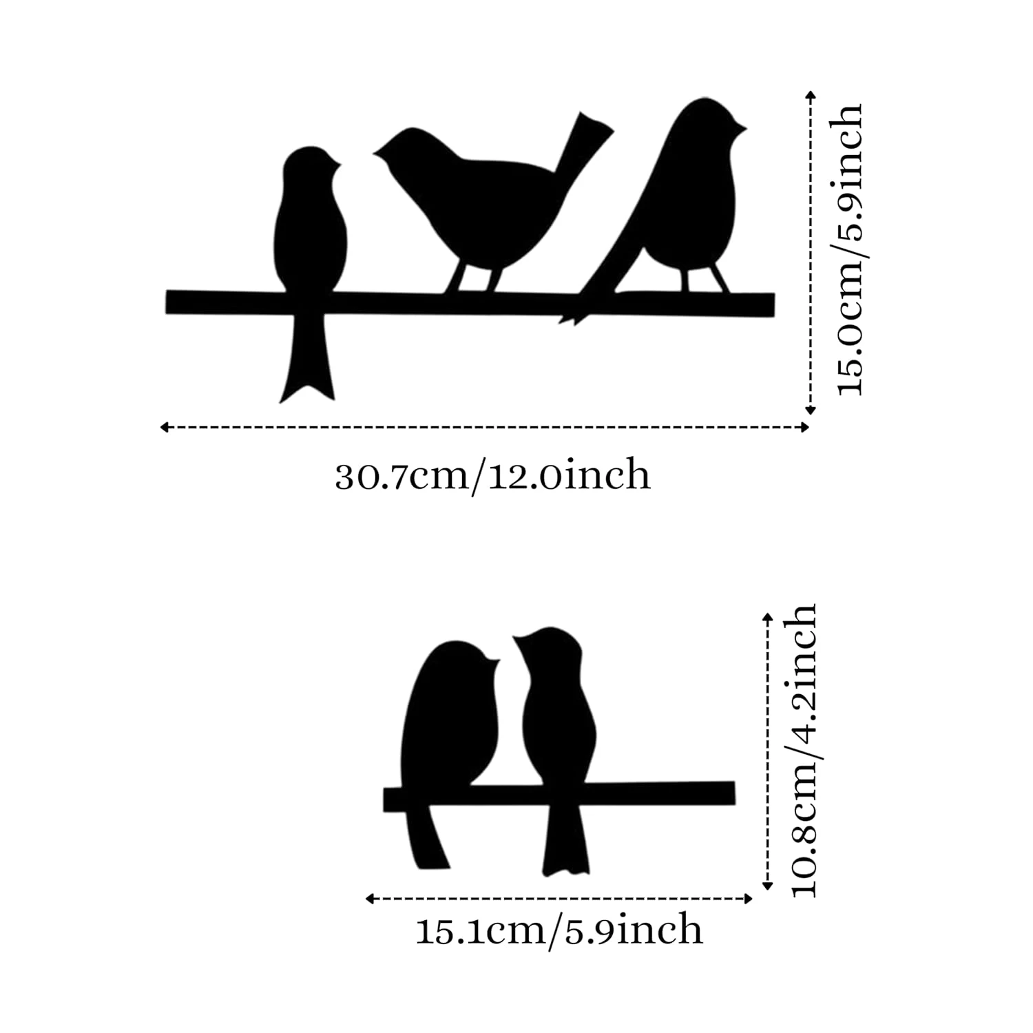 ascension Street Bird Wooden Wall Decor Sign for Bedroom Living Decor Room Ready to Hang Wall Decorative MDF Cutout for Gift Wall Art for Home Decor Home office Decoration & Gift Item - Image 3