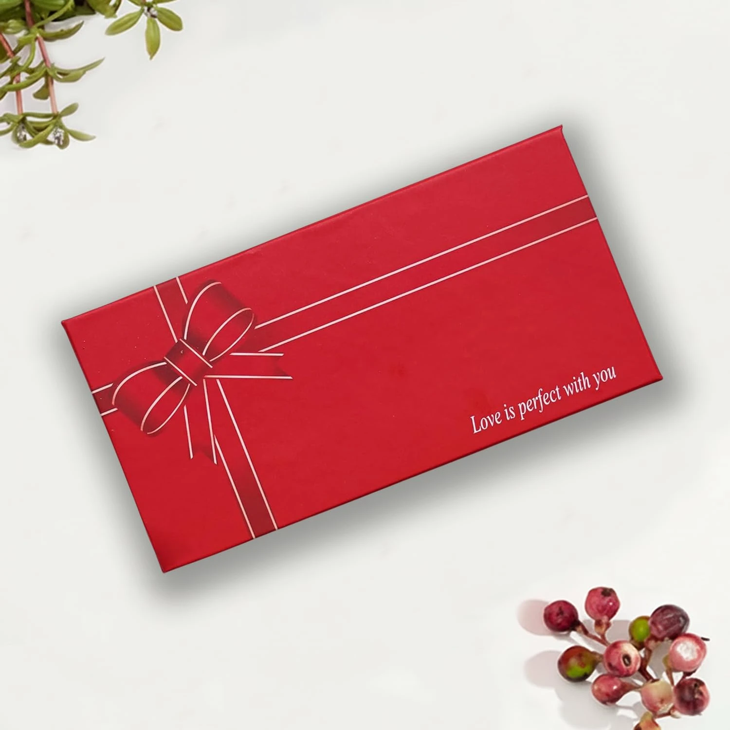 ascension Artificial Flower & Teddy Gift Box Romantic I Love You Bear with Flower & 6 Scented Red Rose Valentine Gifts for Girlfriend Boyfriend - Image 4