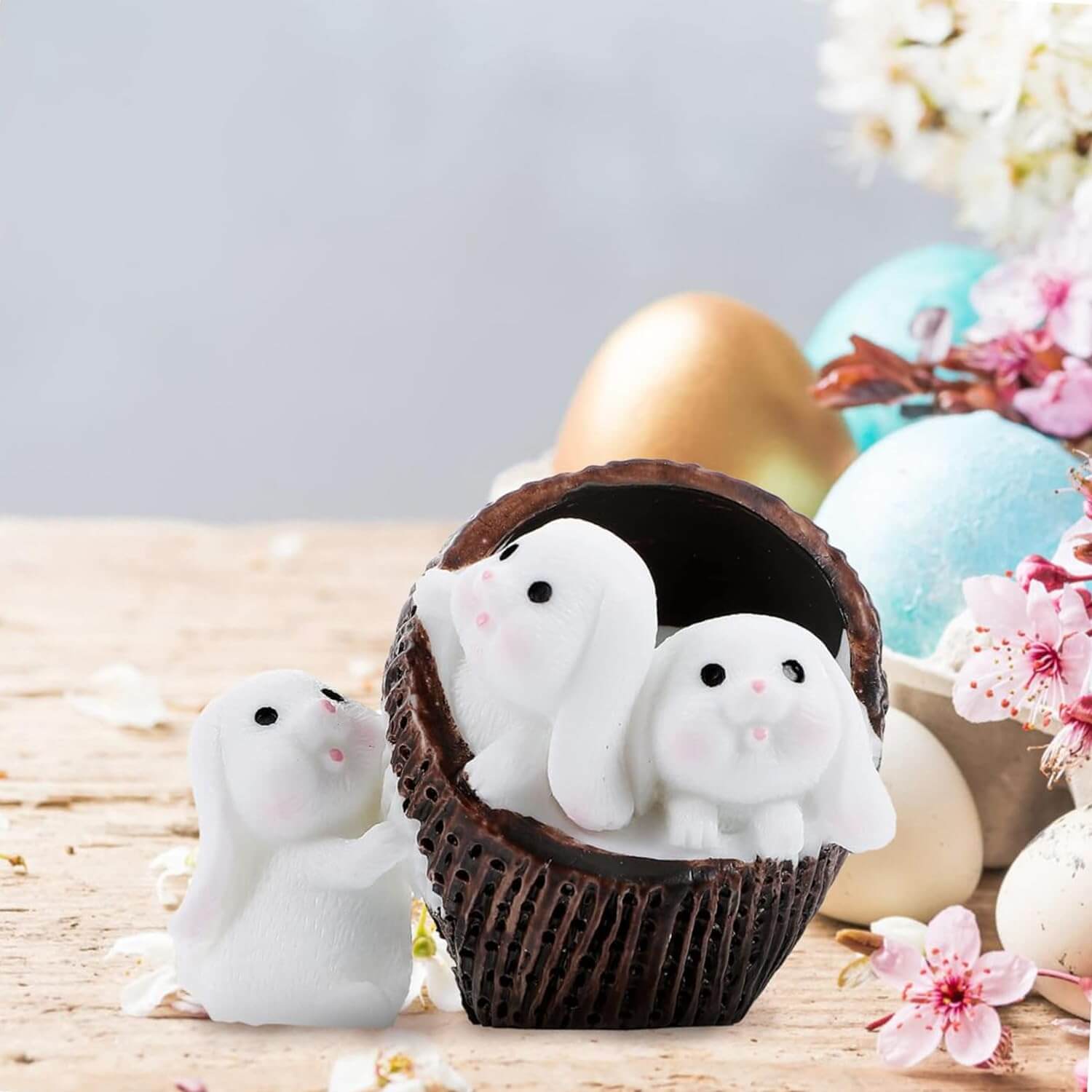 Rabbit Figurine for Car Dashboard Decoration Miniatures