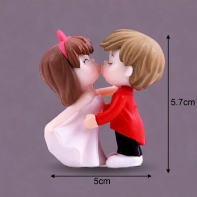 ascension Set of 2 Love Proposal Couple & Cute Kissing Couple Miniature