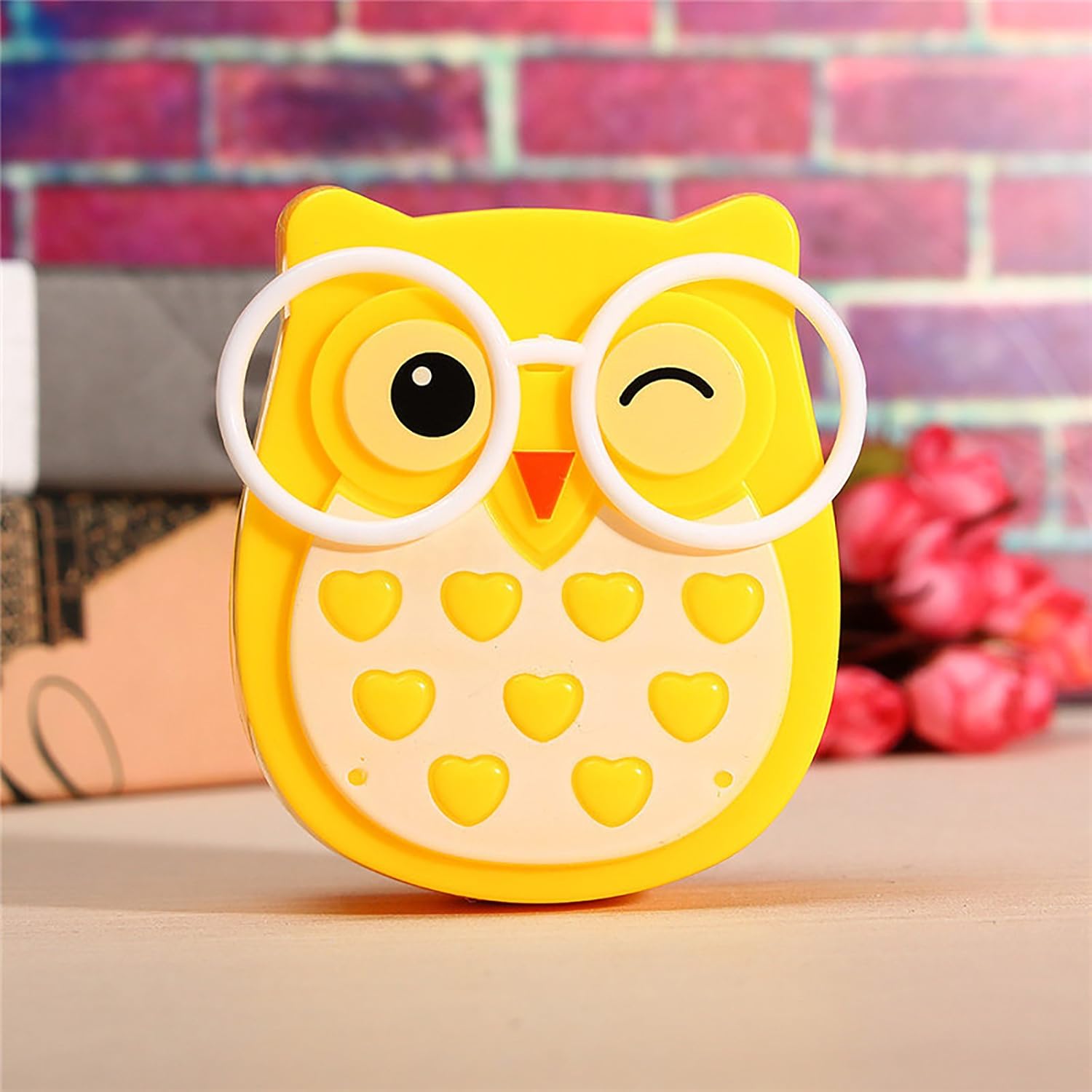 Ascension Yellow Owl LED Plug in Night Light for Kids- Wall Lamp Take Good Care Children Sleep Light Nightlights for Baby Nursing Kids Favourite Birthday & Party Return Gifts