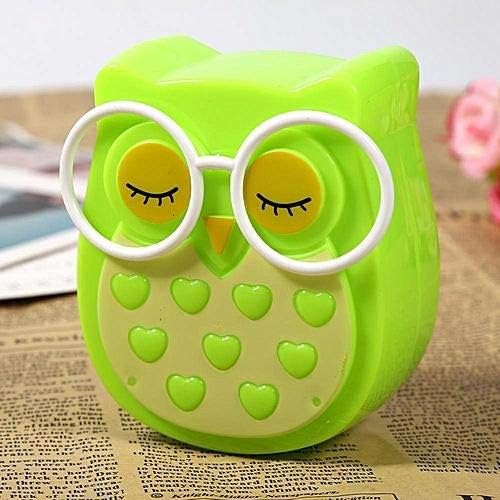 ascension Blue Owl LED Plug in Night Light for Kids- Wall Lamp Take Good Care Children Sleep Light Nightlights for Baby Nursing Kids Favourite Birthday & Party Return Gifts