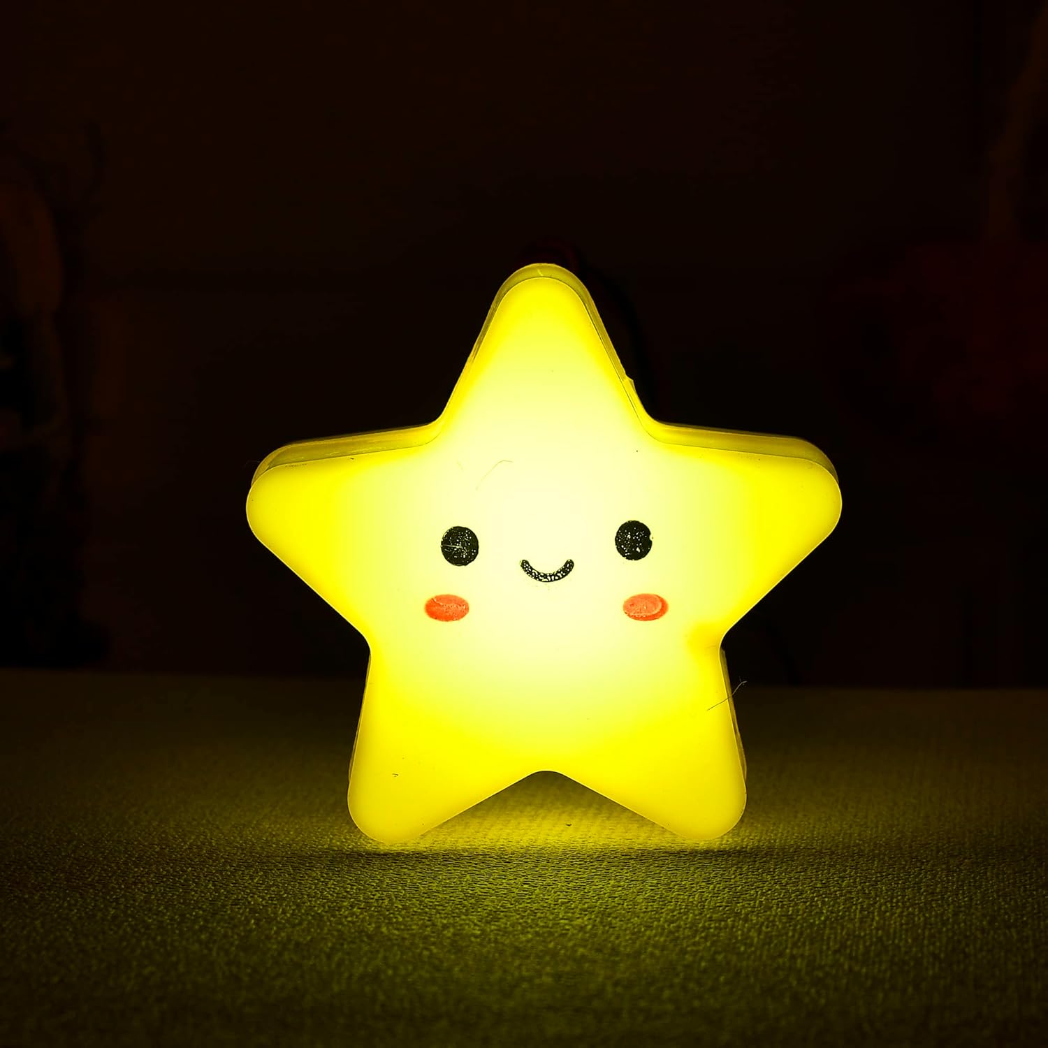 ascension Star Shape Night Light for Kids- Wall Lamp Take Care Children Sleep Light Sensor Auto Control Nightlights for Baby Nursing Kids Birthday & Party Return Gifts Assorted (Pack of 1)