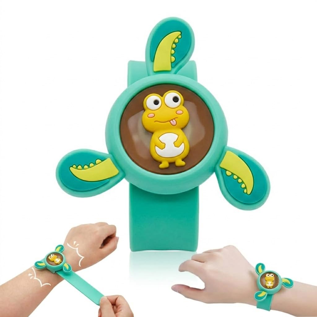 Ascension Kids Wrist Band with Silicone Strap - Cartoon Bracelet Rakhi Spinning Toy for Boys and Girls Birthday Return Gift for Kids Rakhi for Brother, Bhaiya (Pack of 1)