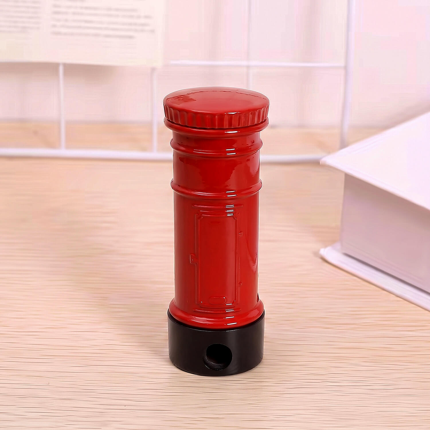 ascension London Red Post Box Miniature British Style Decorative Showpiece Collectible Souvenir Gift for Study Table Office Desk Living Room Decoration Accessories & Gifting Item - Image 4