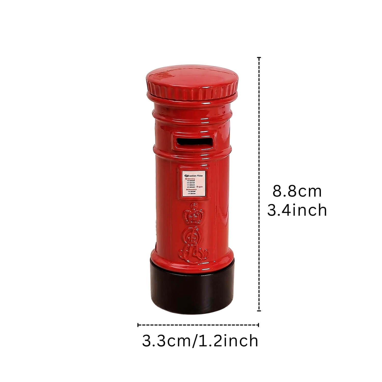 ascension London Red Post Box Miniature British Style Decorative Showpiece Collectible Souvenir Gift for Study Table Office Desk Living Room Decoration Accessories & Gifting Item - Image 6