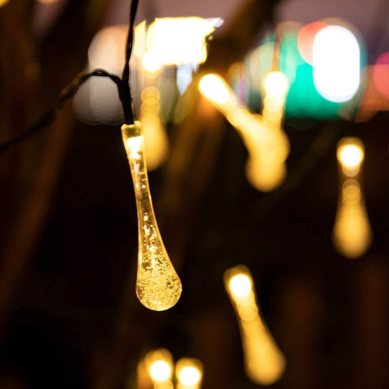 ascension 3m 14 Bulbs String Ball Globe Lights for Christmas Festival Party Garden Home Decoration Lighting for Diwali Christmas Navratri Decorative Dussehra Warm White (Warm White Drop) - Image 5