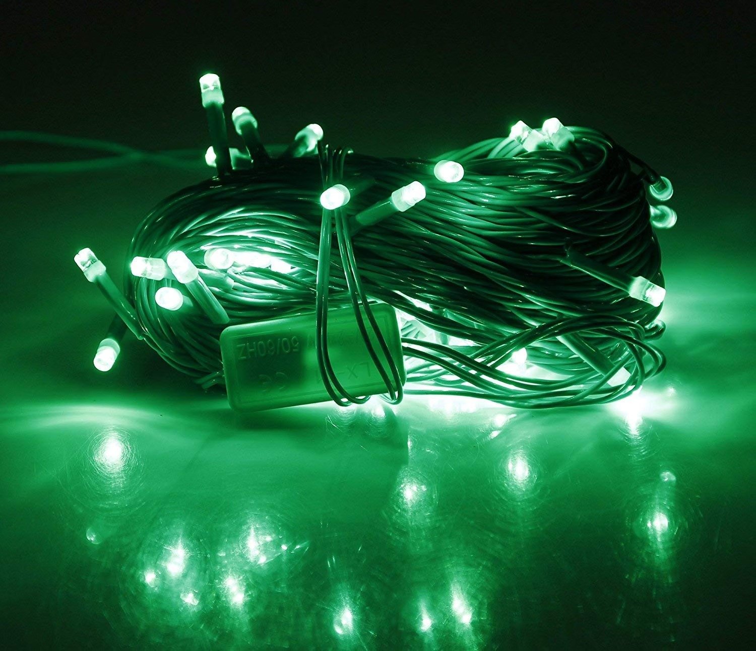 Ascension ® Set of 10 Green String Strip Decoration Lights 10 Meter Long - Diwali/Festival/Wedding/Gifting/Xmax/New Year - Image 2