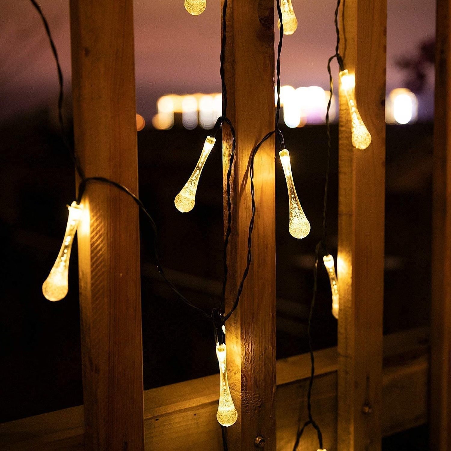 ascension 3m 14 Bulbs String Ball Globe Lights for Christmas Festival Party Garden Home Decoration Lighting for Diwali Christmas Navratri Decorative Dussehra Warm White (Warm White Drop) - Image 4