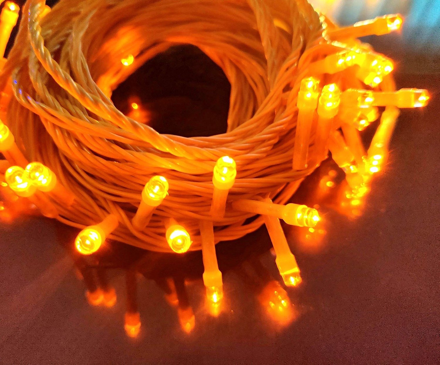 ascension ® Set of String Strip Decoration Lights Diwali/Festival/Wedding/Gifting/Xmax/New Year 13 Meter (10, Yellow) - Image 5