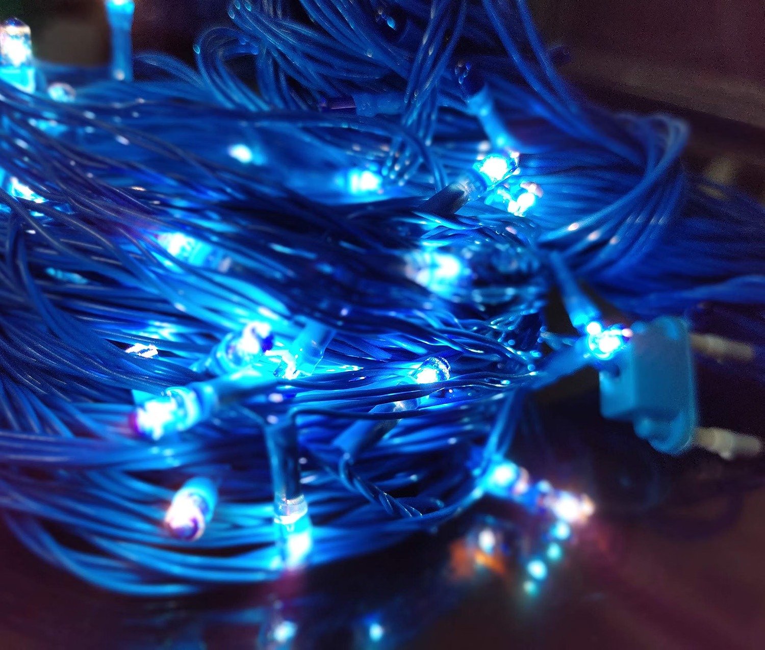 ascension ® Set of 2 Blue Rice Lights Serial Bulbs Decoration Lighting for Diwali Christmas 8 Meter - Image 4