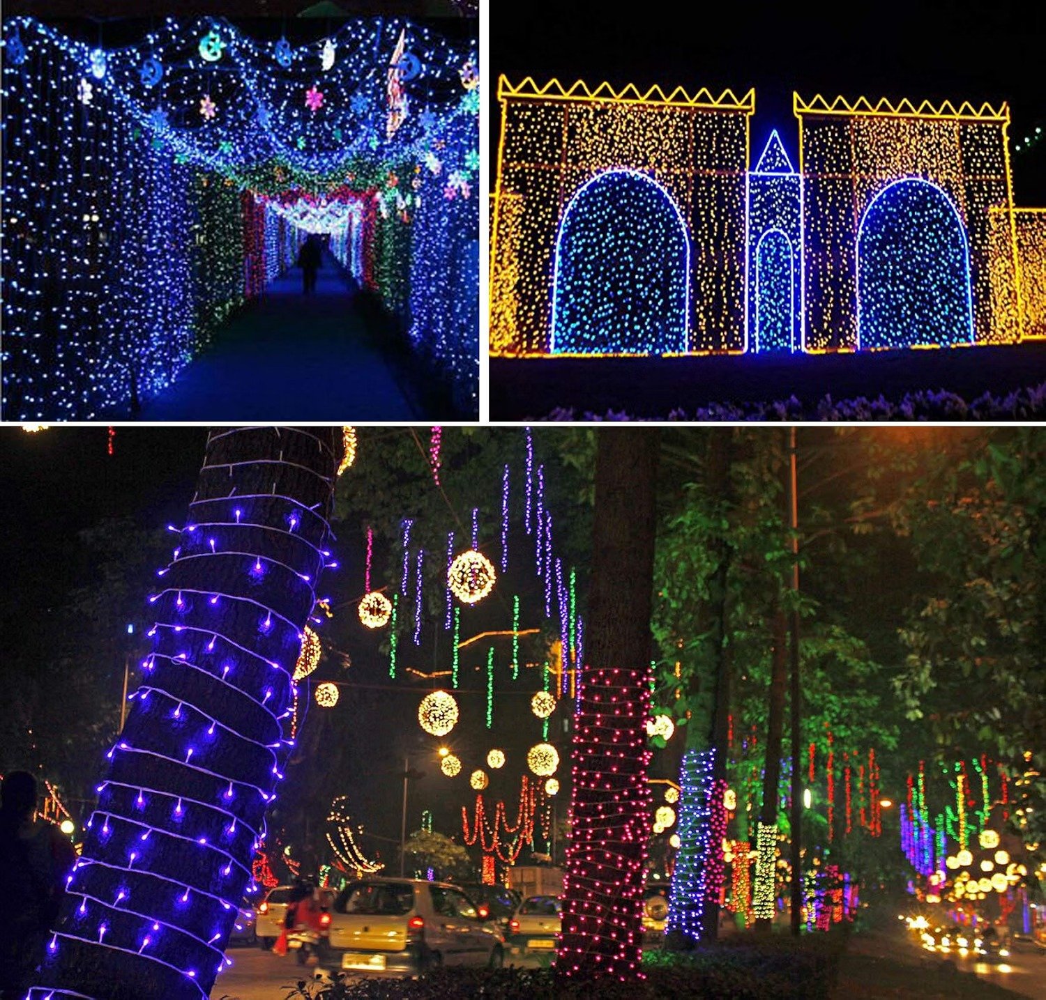 Ascension ® Set of 10 Blue String Strip Blue Decoration Lights 10 Meter Long - Diwali/Festival/Wedding/Gifting/Xmax/New Year - Image 5