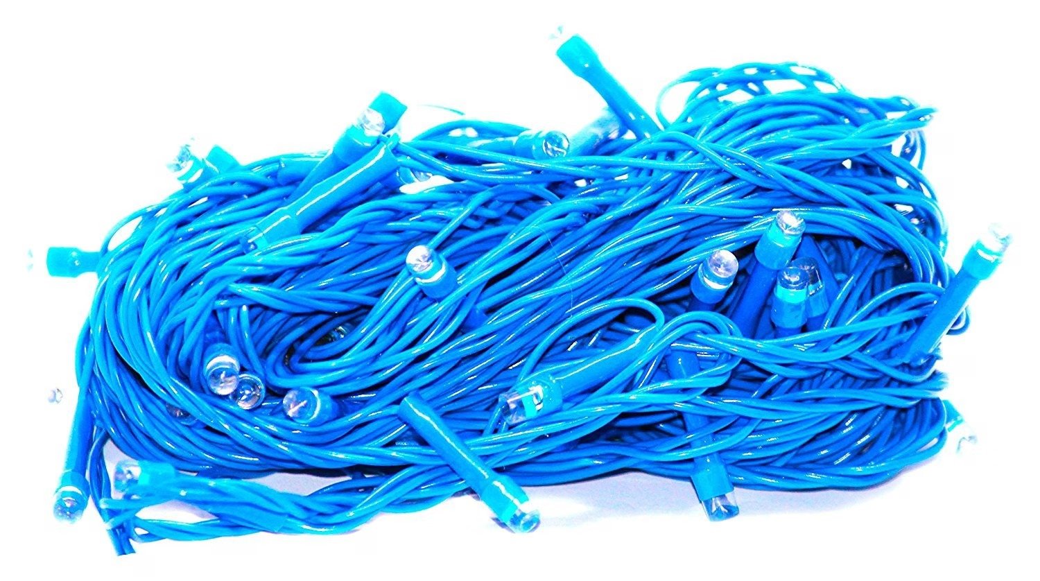 Ascension ® Set of 10 Blue String Strip Blue Decoration Lights 10 Meter Long - Diwali/Festival/Wedding/Gifting/Xmax/New Year - Image 3
