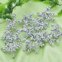 ension Artificial Silver Berry Stems